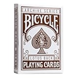 Archive Series Lotus Back 1891 Playing Cards, Poker Size Standard Index