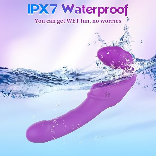 Miniatura 6 de Correa vibradora sin tirantes en el consolador juguetes sexuales – Adorime Silicona recargable Control remoto femenino Estimular el clítoris