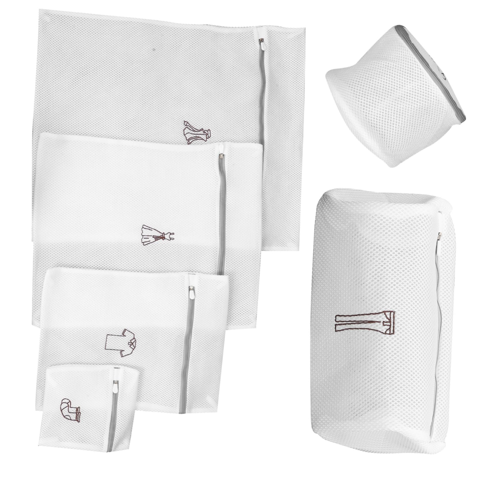 Bolsas de malla PRETYZOOM para evitar enganches de ropa y lencería en lavadora