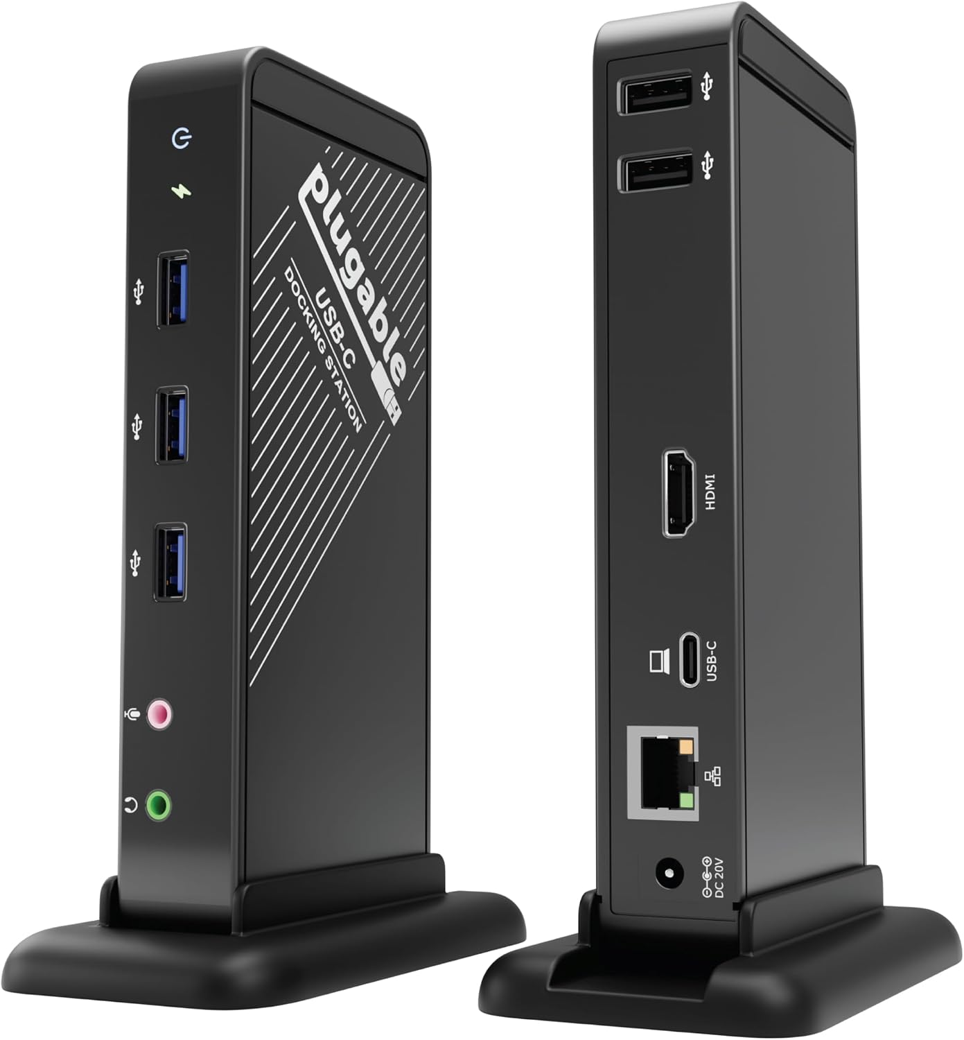 USB-C Dock with 4K HDMI and 60W Charging, Driverless | Compatible with MacBook Neo, Thunderbolt 3/4, USB4, and USB-C macOS, Windows, Chromebook, 1Gbps Ethernet, 5X USB