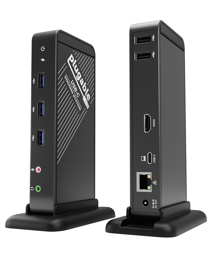 Plugable USB-C ドッキングステーション 60W 充電機能付き Amazon | Plugable USB-C ドッキングステーション 60W 充電機能