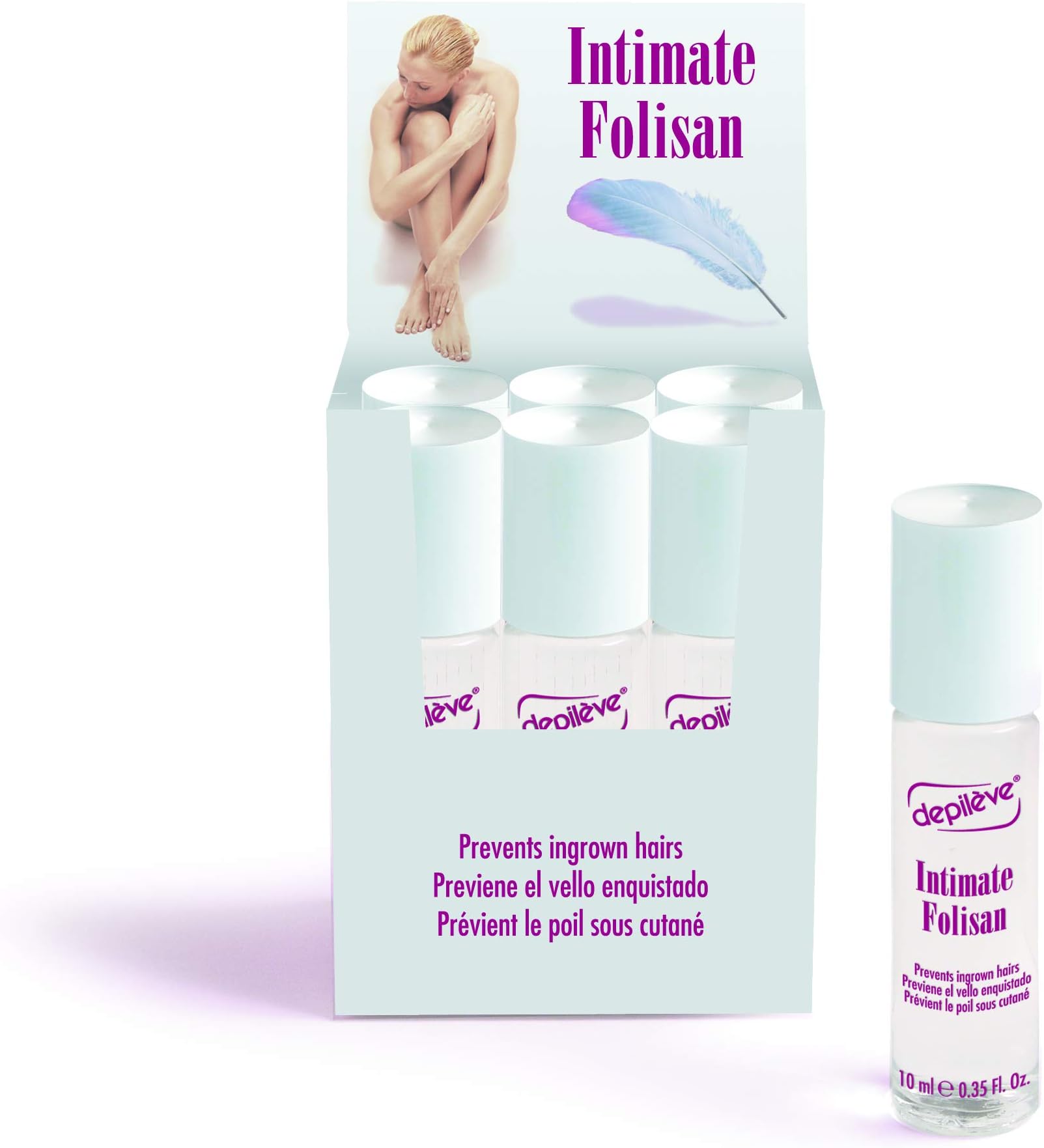 Depileve Intimate Folisan Waxing Lotion, 2.1 Ounce