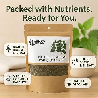 Natural Nettle Seed (Urtica dioica) - 250g Premium Quality