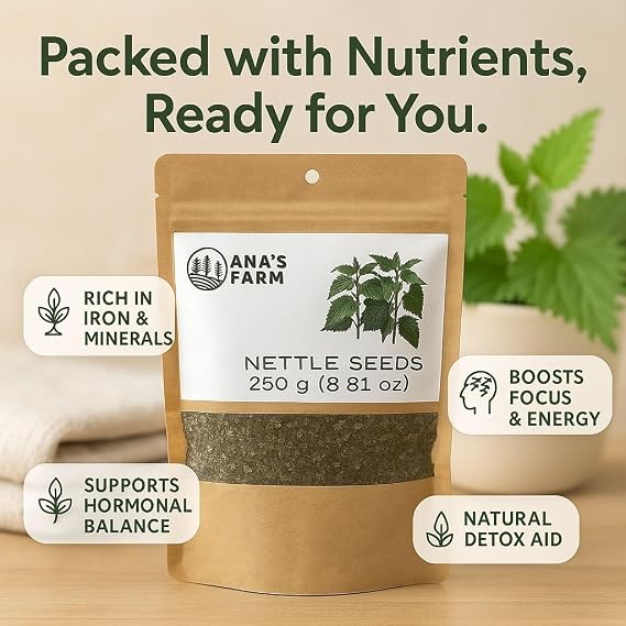 Natural Nettle Seed (Urtica dioica) - 250g Premium Quality