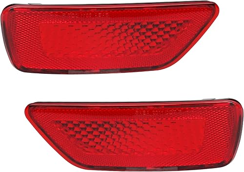 HERCOO Lámpara reflectora de parachoques trasero compatible con Jeep Grand Cherokee 2012-2018, Patriot 2013-2017, Dodge Journey 2012-2020, paquete