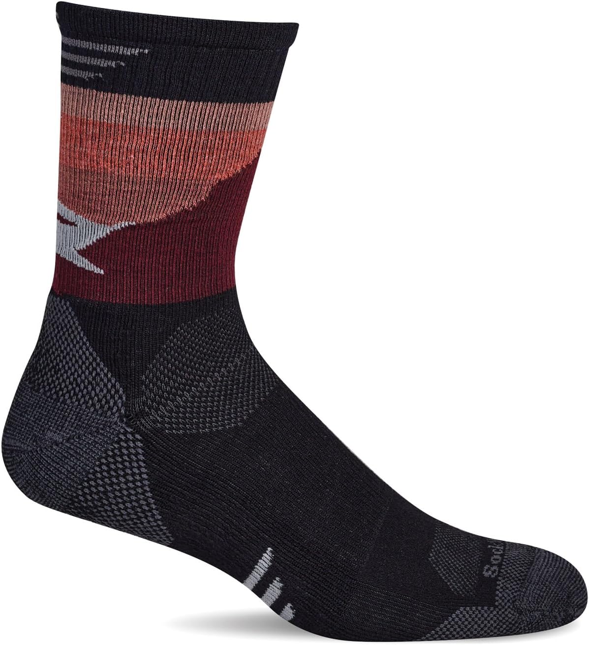 Sockwell Men's Modern Mountain Crew Moderate Compression Sock