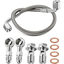 Upgrade 11657534454 Turbo Turbocharger Oil Feed Line & Oil Return Line & Gasket Seals Set Fit for MINI Cooper S R55 R56 R57 R58 R59 R60 R61 2007-2016
