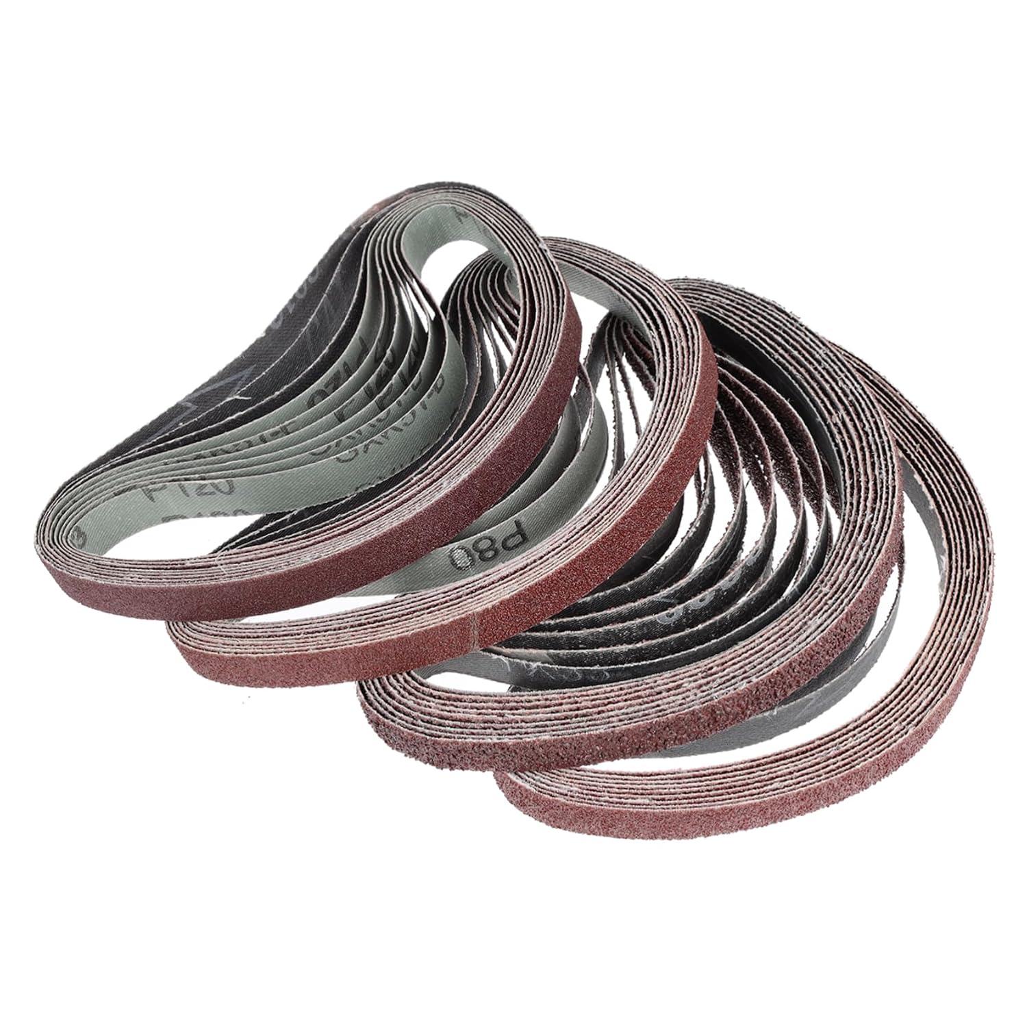 Aluminum Oxide Sanding Belt Assorted Set for Stone and Plastic