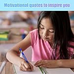 50 PCS Stylo Inspirationnel Bulk avec Stylus Tip Cadeaux encre noire ► Motivational Ballpoint encre Cadeaux pour les femmes Enseignant Étudiants Collaborateurs Fournitures de bureau