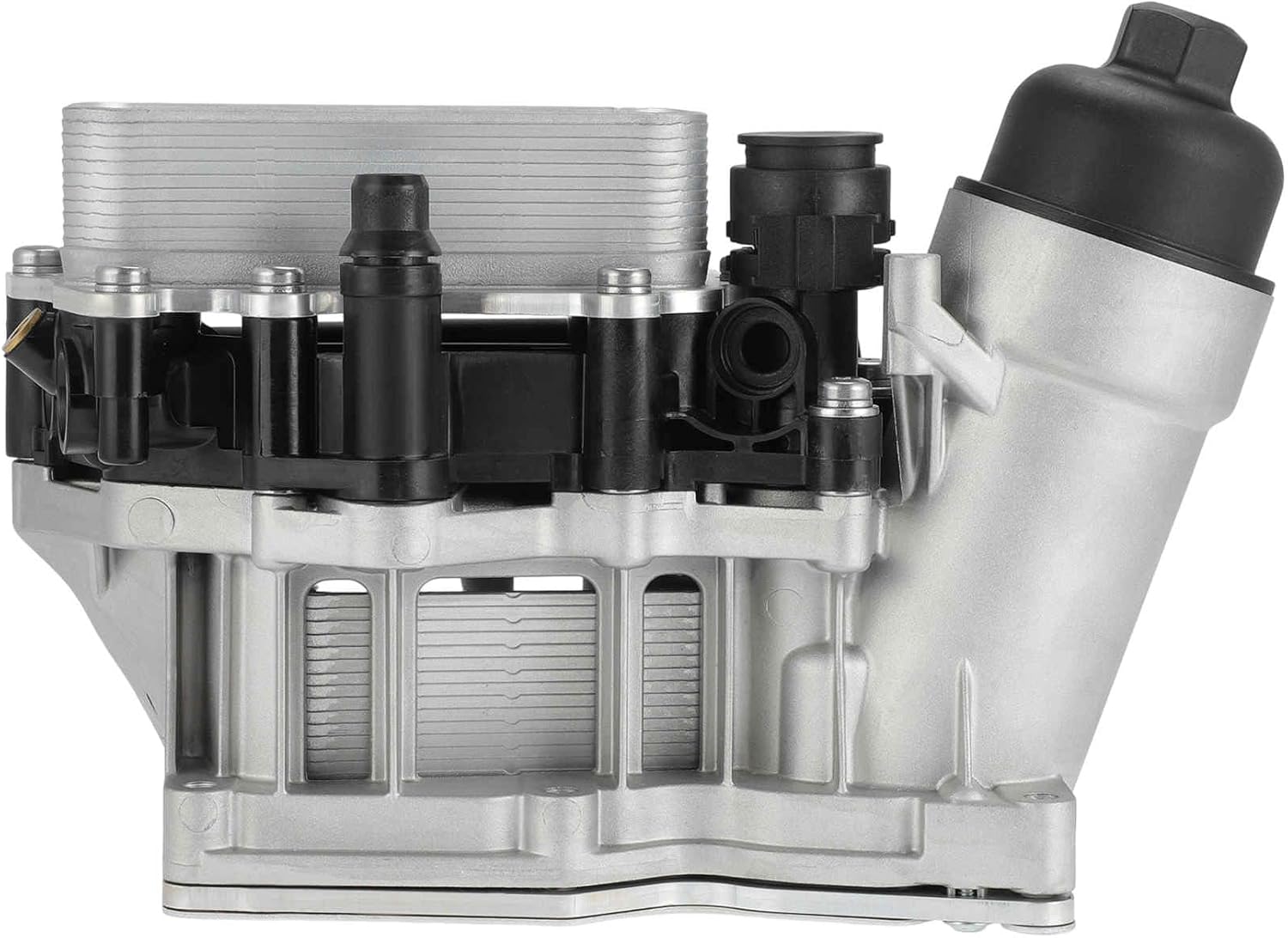 Engine Oil Filter Base Housing Assembly for BMW X3 X5 328D/328D XDrive Upgraded Aluminum Alloy Transmission Oil Cooler No.7119906123/7149197038