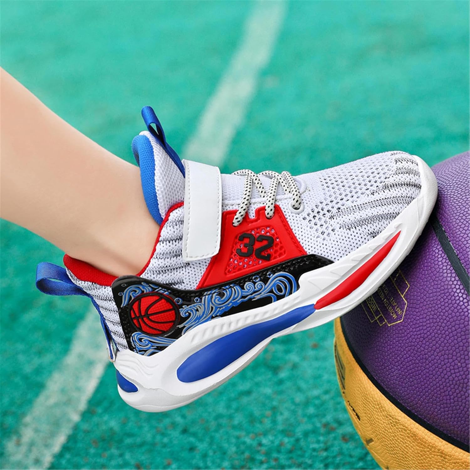 Boys Girls Shoes Running Tennis Basketball Shoes Outdoor Hiking Sneaker for Kids Athletic Breathable
