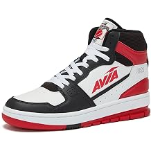 Avia 821 High Top Sneakers for Men, Indoor or Outdoor Mens Basketball Shoes, Size 7 to 16 Retro High Top Shoes Men or Women
