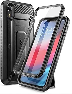SUPCASE Unicorn Beetle PRO Coque iPhone XR de Protection Intégrale Robuste Anti-Choc avec Protecteur d'écran Intégré et Bé...