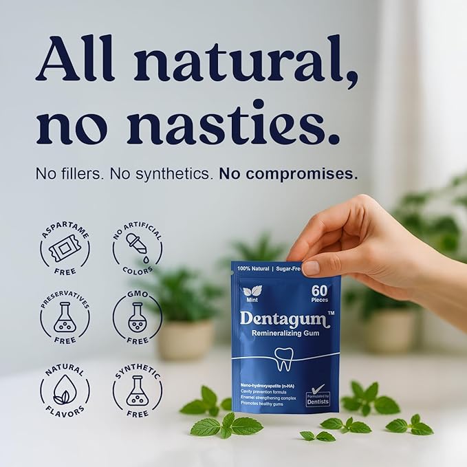 Chicle Dentagum Sin Azúcar Sabor Menta - Pack de 60 Unidades miniatura 6