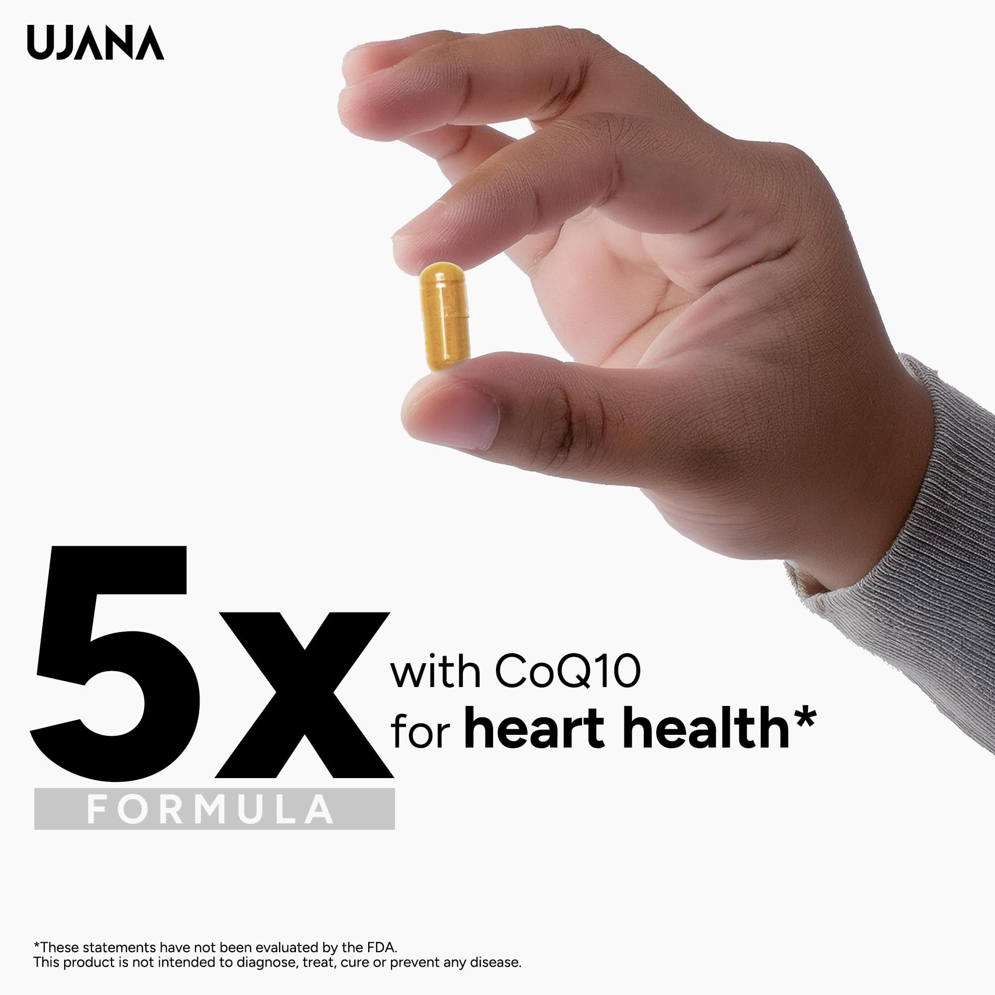 CoQ10 with L-Carnitine, Magnesium & Vitamin B12 | Coenzyme Q10 Supplement for Energy Metabolism & Active Lifestyle Support | 90 Vegetarian Capsules — Amazon image 6