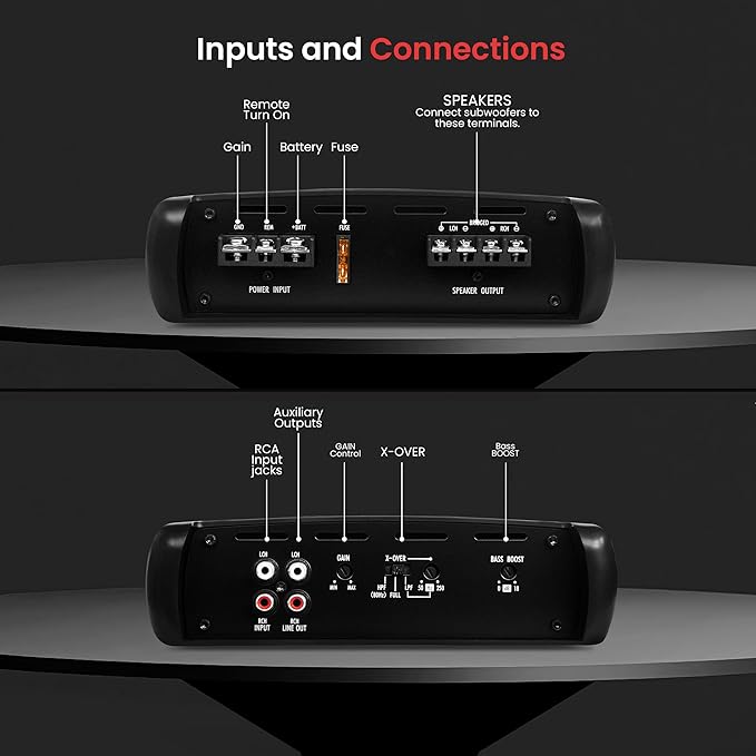 Amplificador de Auto Pyle 2 Canales 2000W Max MOSFET - Serie Invincible miniatura 3
