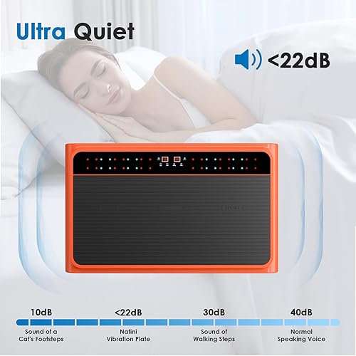 Miniatura 6 de Máquina de ejercicios con placa de vibración, máquina de plataforma de vibración de cuerpo entero con bandas de resistencia de barra de pilates para