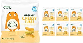 Little Bellies Organic Cheesy Tubes, 0.42 Ounce Bag (Pack of 7)