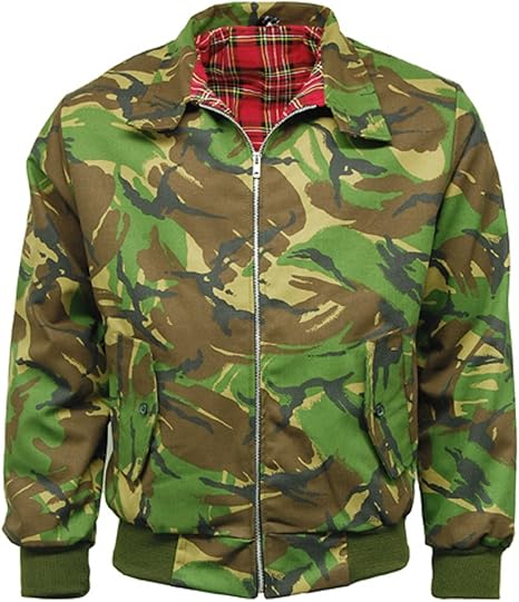 camouflage harrington jacket