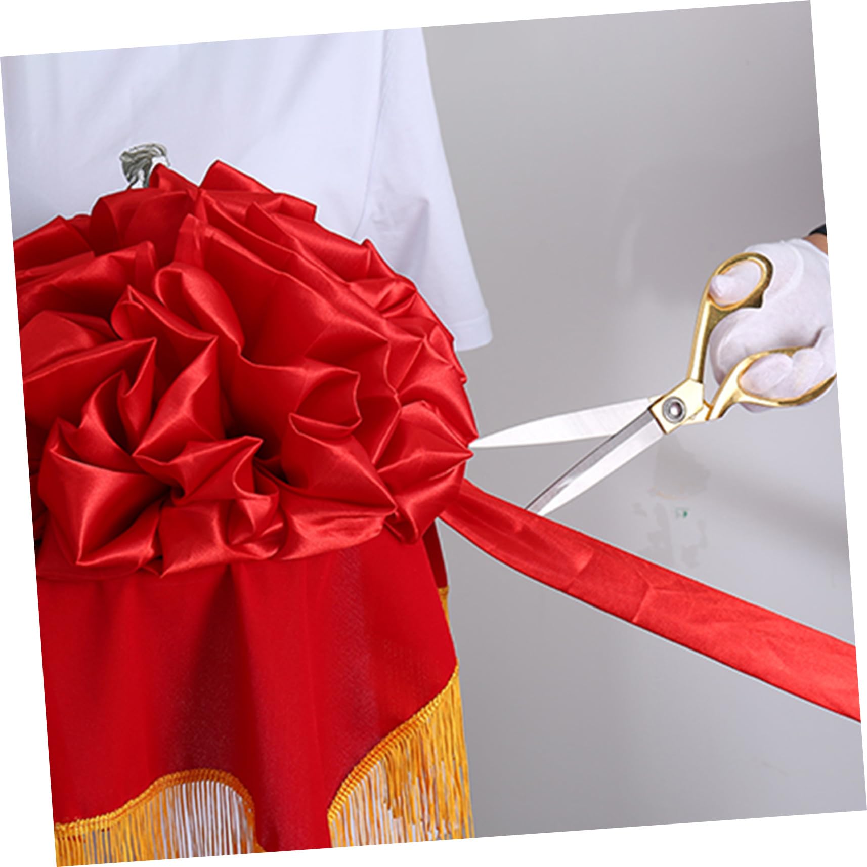PRETYZOOM 2 STK Hochzeit Auto Dekoration Blumenstrauß Deko-Requisite Für Hochzeitsautos Blumenkugel Für Alles Zum Geburtstag Auto Bogen Blumenball-Requisite Ornament Rot Seidenmaterial