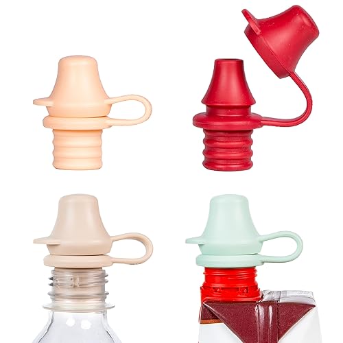 Miniatura 9 de Kiddikap - Adaptador de boquilla para botella de agua para niños, bebés y adultos - Juego de 3 unidades, a prueba de fugas, diseño sin derrames, sin