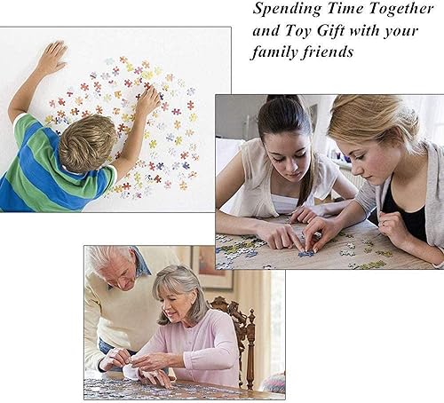 Miniatura 8 de Rompecabezas de 500 piezas para adultos, diseño de perro y flores de Border Collie en blanco y negro