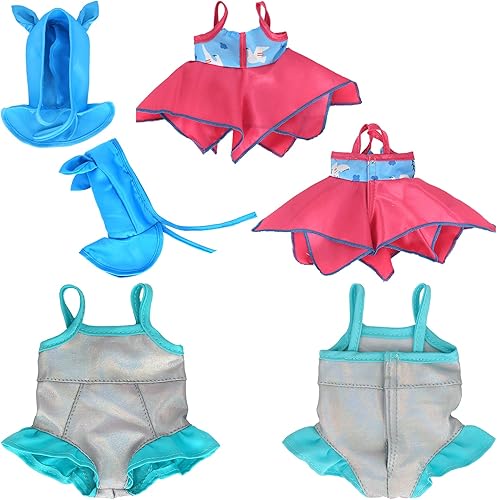 Miniatura 5 de SOTOGO Ropa de muñeca de 16 piezas para muñecas Alive Baby Doll Clothing Fits 13, 14, 14.5 pulgadas, ropa y accesorios para muñecas americanas