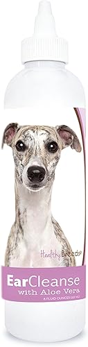 Healthy Breeds - Limpiador de oídos con aloe vera - Formulado por veterinarios para desodorizar, limpiar, secar y acidificar el canal auditivo -