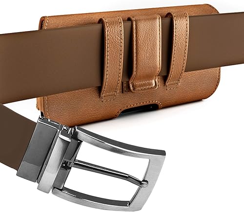 Miniatura 5 de DeBin - Funda para iPhone 14 Plus, 14 Pro Max, 13 Pro Max, 12 Pro max, 11 Pro max, Xs max, 8 Plus, 7 Plus, funda con soporte para cinturón de