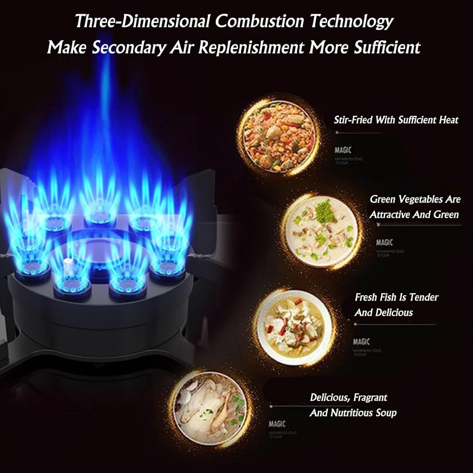 THEGA Cucina A Gas 2 Fuochi - Doppia in Acciaio Inossidabile da 5, KW, Timer Doppio 180 Minuti, Dispositivo di Protezione Contro Lo Spegnimento Accidentale della Fiamma(Silver,LPG)