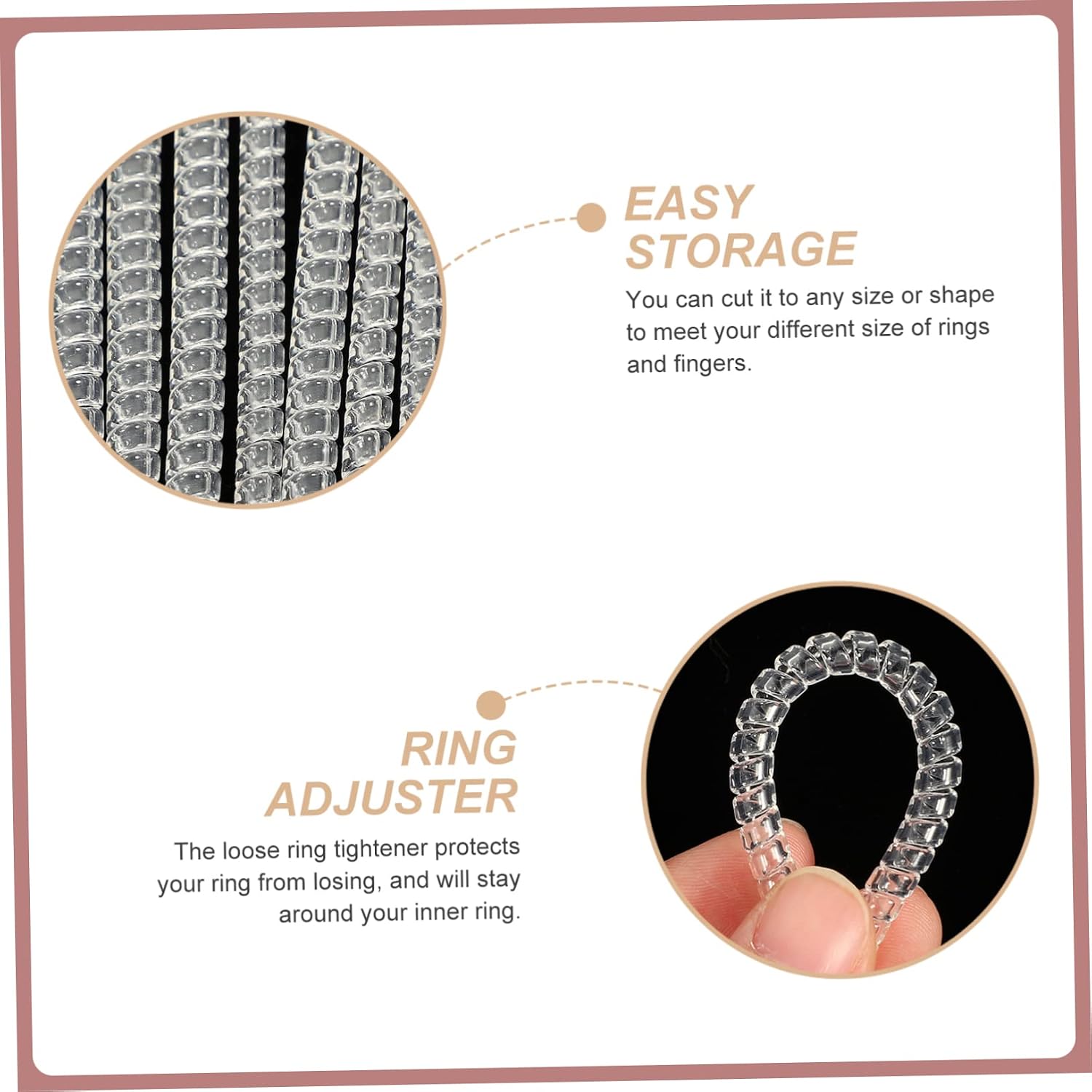 STOBOK 75pcs Adjusters for Loose Tighteners Comfortable Fit Reducers for Men and Women No Adhesive Needed Smooth Design Multiple Included