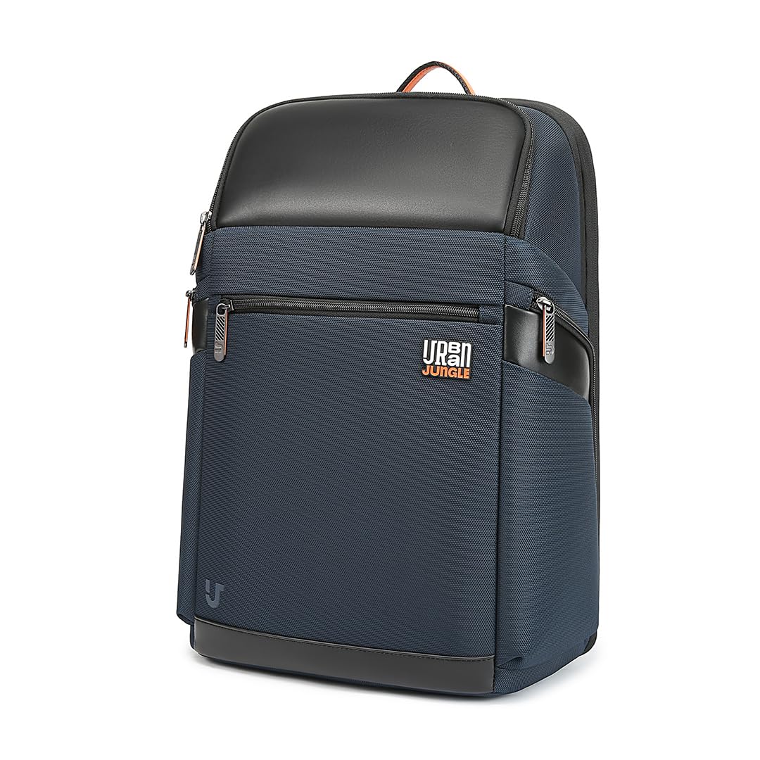 Layover Workpack, 24Ltrs Water Resistant, Premium Polyester Laptop Backpack for Men and Women, Blue-image-42