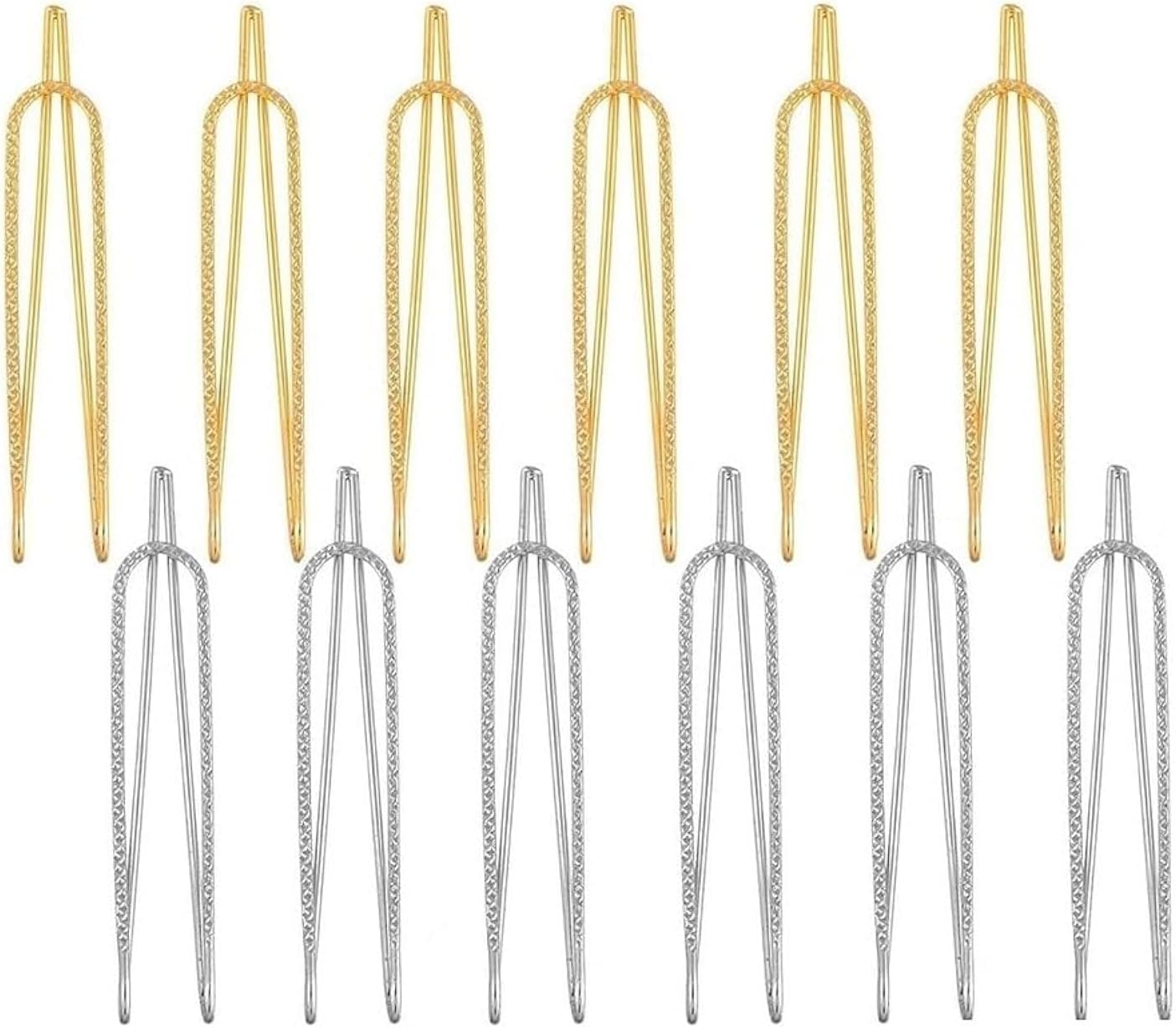 Clip on Saree Hijab Pallu Dupatta Chunari Pins Patli Strong Sari Hold Brooch Multi-purpose Metal Pins for Women