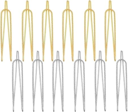 VAMA Safety Saree Pin Clip On X U Hijab Pallu Dupatta Chunri Clothes Strong Hold Pleats Brooch Multi-Purpose Metal Pins For Women