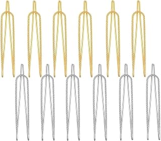 Safety Saree Pin Clip On X U Hijab Pallu Dupatta Chunri Clothes Strong Hold Pleats Brooch Multi-Purpose Metal Pins For Women
