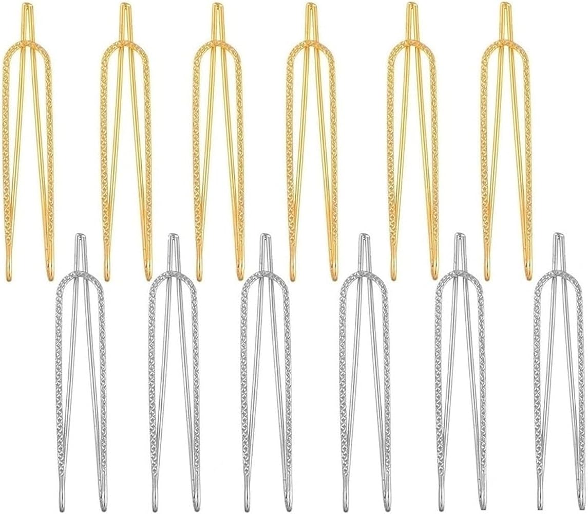 Amazon.com: VAMA Safety Saree Pin Clip On X U Hijab Pallu Dupatta