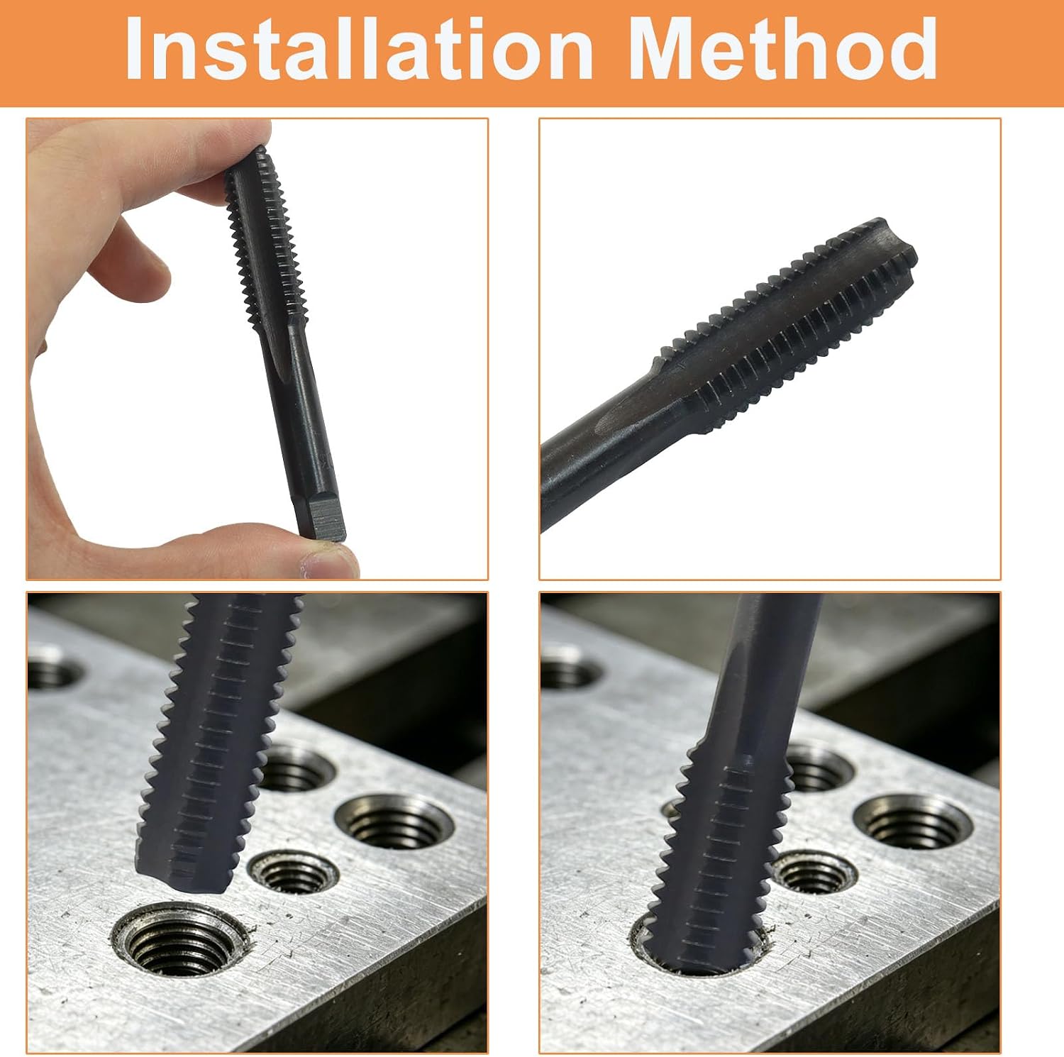 Thread Tap Combination Set, 14 Pieces