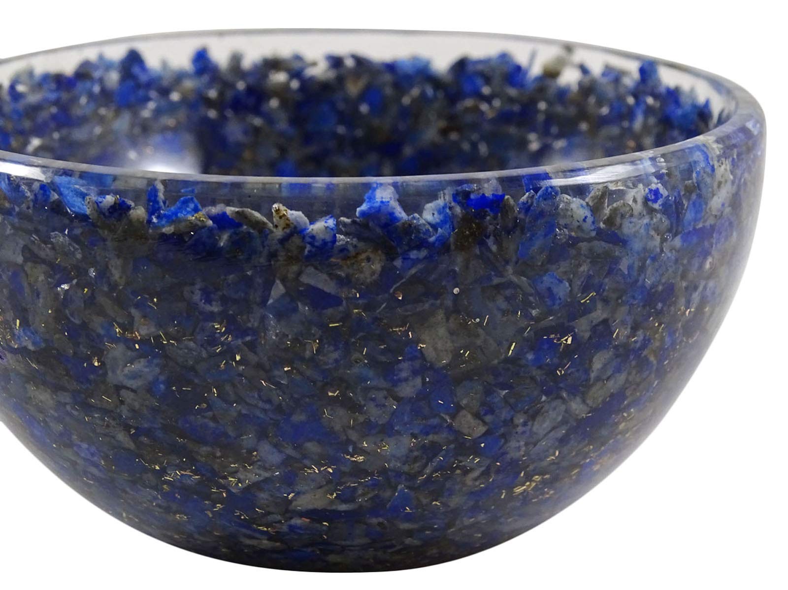 HARMONIZE Lapis Lazuli Decorative Bowls for Home Decor Handmade Reiki Crystal Gemstone Bowl