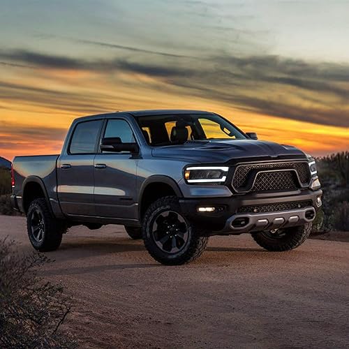 Miniatura 8 de VLAND - Faros delanteros LED reflectantes compatibles con Dodge Ram 1500 Tradesman 2019-2023, Bighorn, Laramie, Rebel con señal de giro secuencial