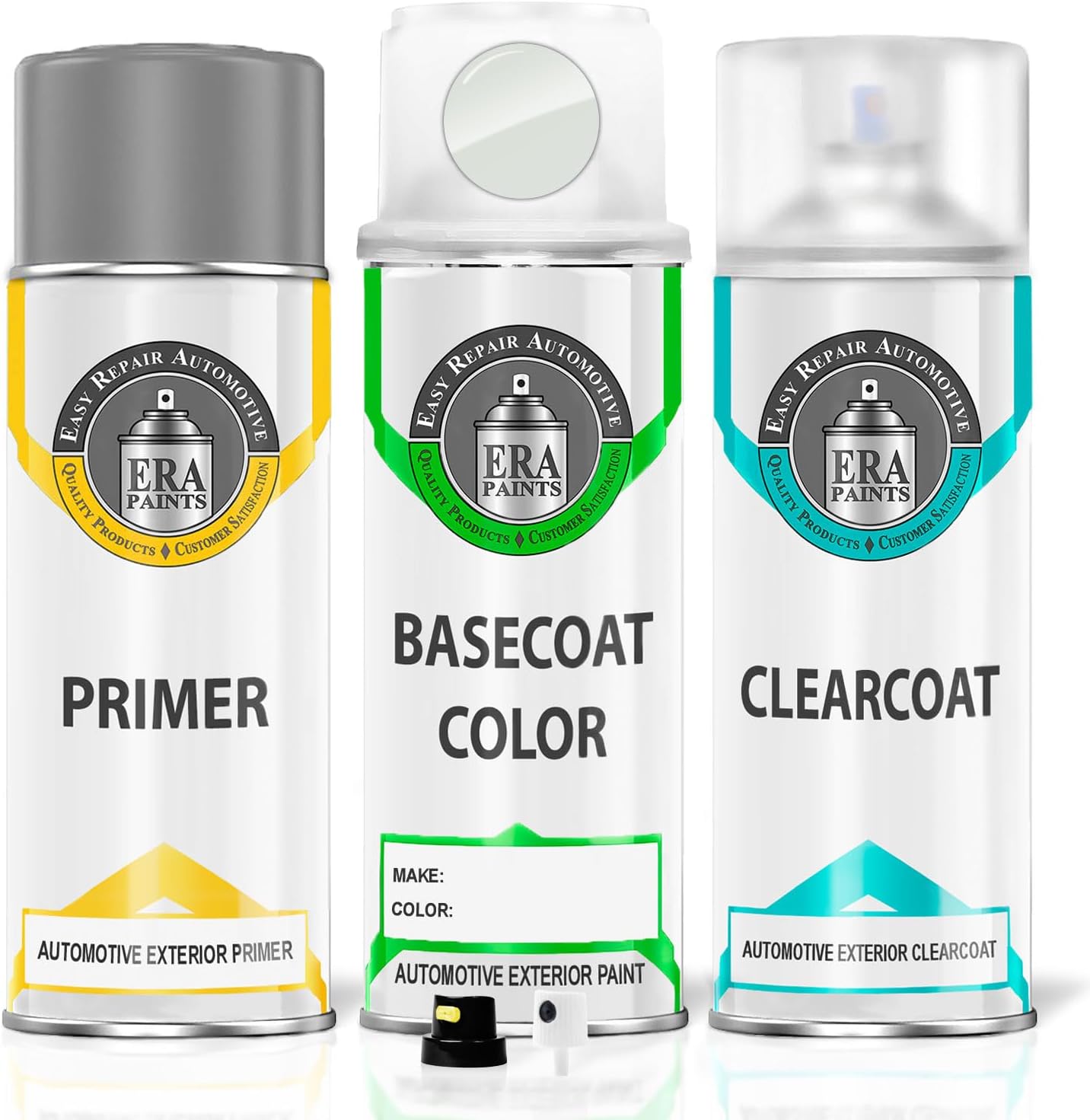 ERA Paints PW7/GW7/W12 - Bright White for DODGE Exact Match Automotive Touch Up Paint Spray - Premium Kit