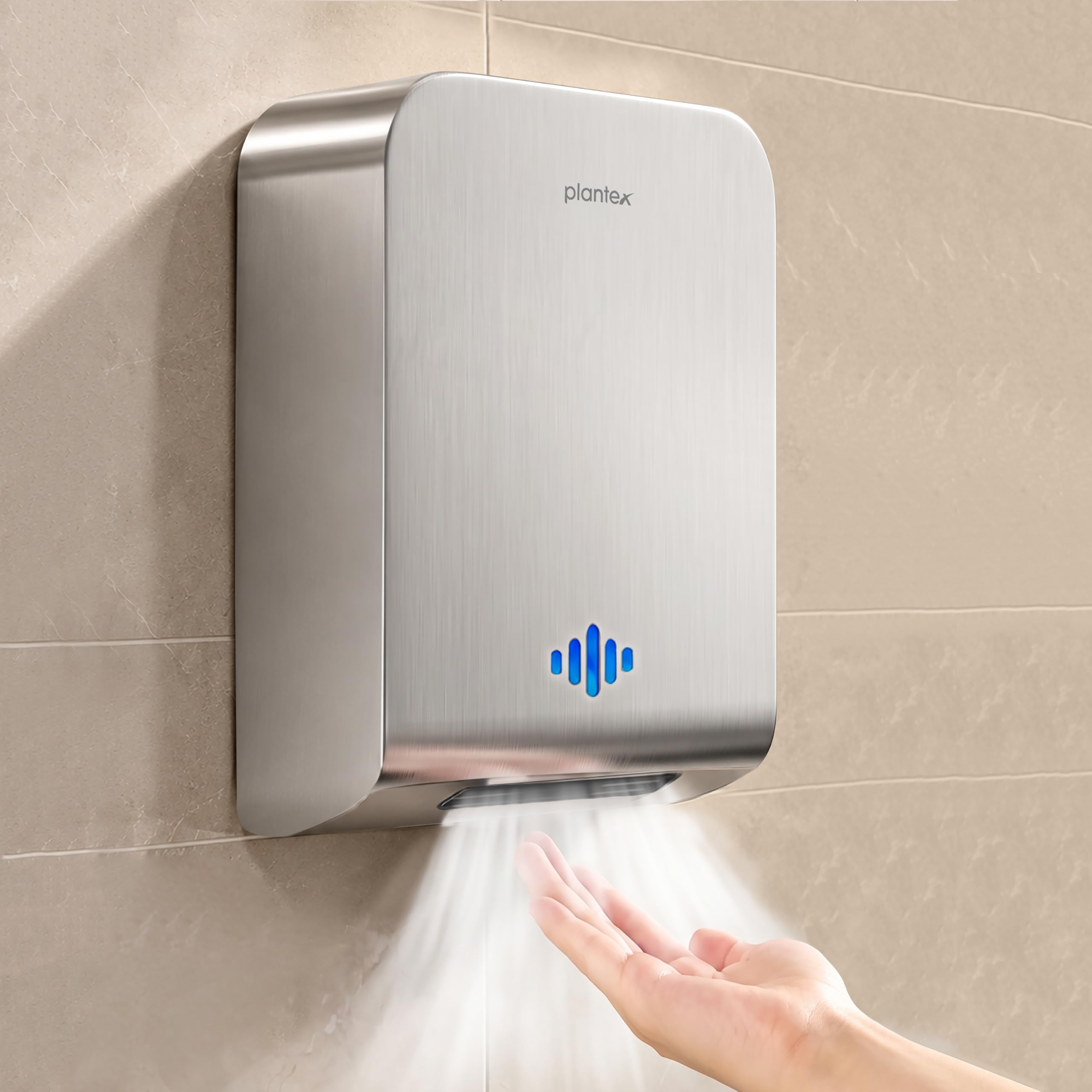 Plantex Automatic Hand Dryer - Touch-Free & Quiet -8