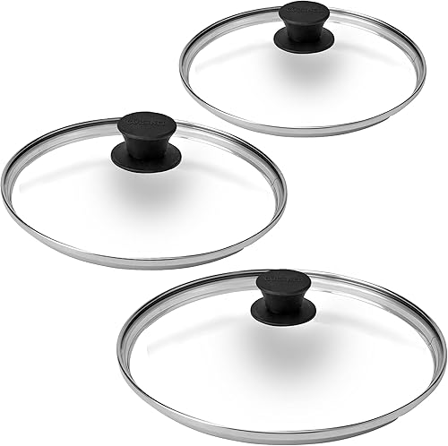 Tapa de vidrio - 6 pulgadas 60in6220in - Compatible con Lodge - Cubierta de repuesto templado totalmente montada - Apto para horno para sartenes -