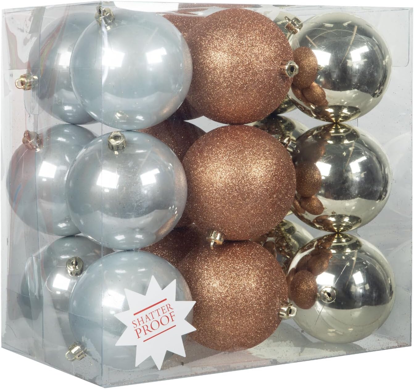 Hobby Lobby Metallic Shiny & Glitter Ball Ornaments