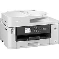 Brother MFCJ5340DWE EcoPro Stampante Multifunzione Inkjet a Colori con Stampa A3, Singolo Cassetto e da Bypass, Stampa Automatica Fronte Retro A4, Touchscreen a Colori da 6.8 Cm, Colore Bianco