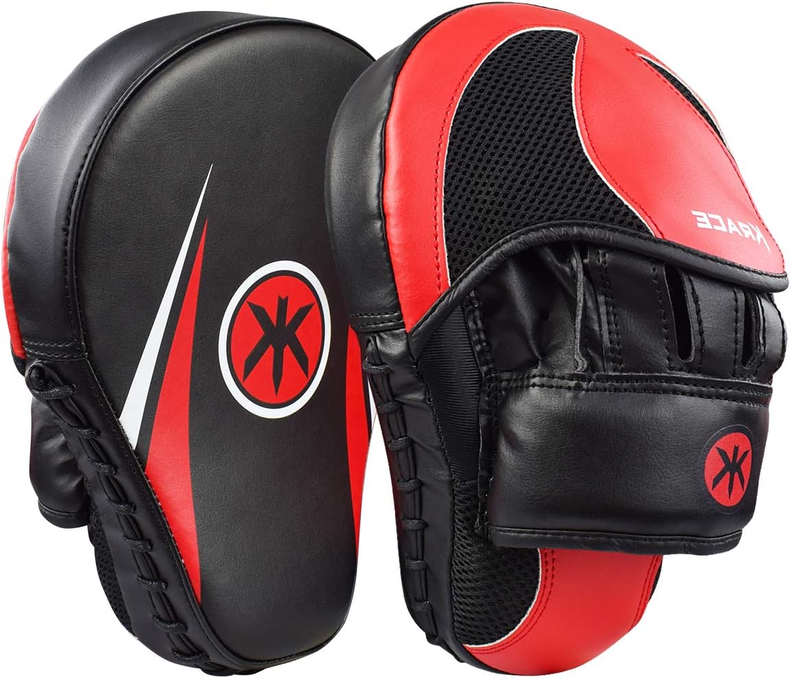 Boxing Mitts and Pads Punching Mitts, Leather Focus Mitts