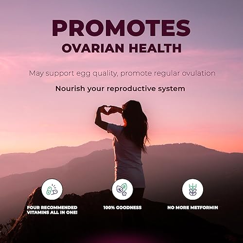 Miniatura 6 de PolyC's Myo-inositol & D-Chiro Inositol PCOS Suplemento para mujeres 120 cápsulas  Desequilibrio hormonal, fertilidad y bienestar reproductivo