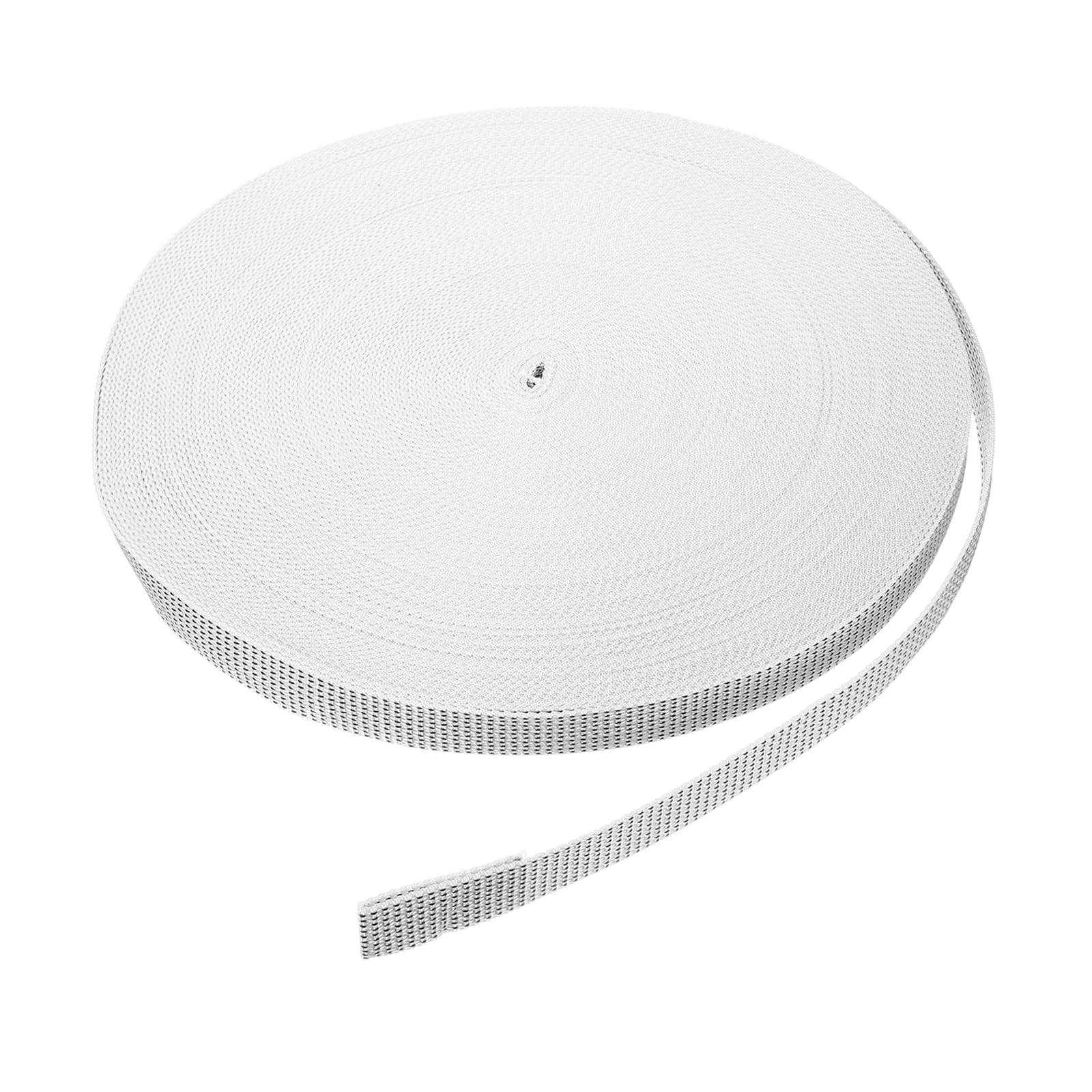QUARKZMAN 50M Sangle pour Volet Roulant 23 mm Kit de Réparation Noir/Blanc
