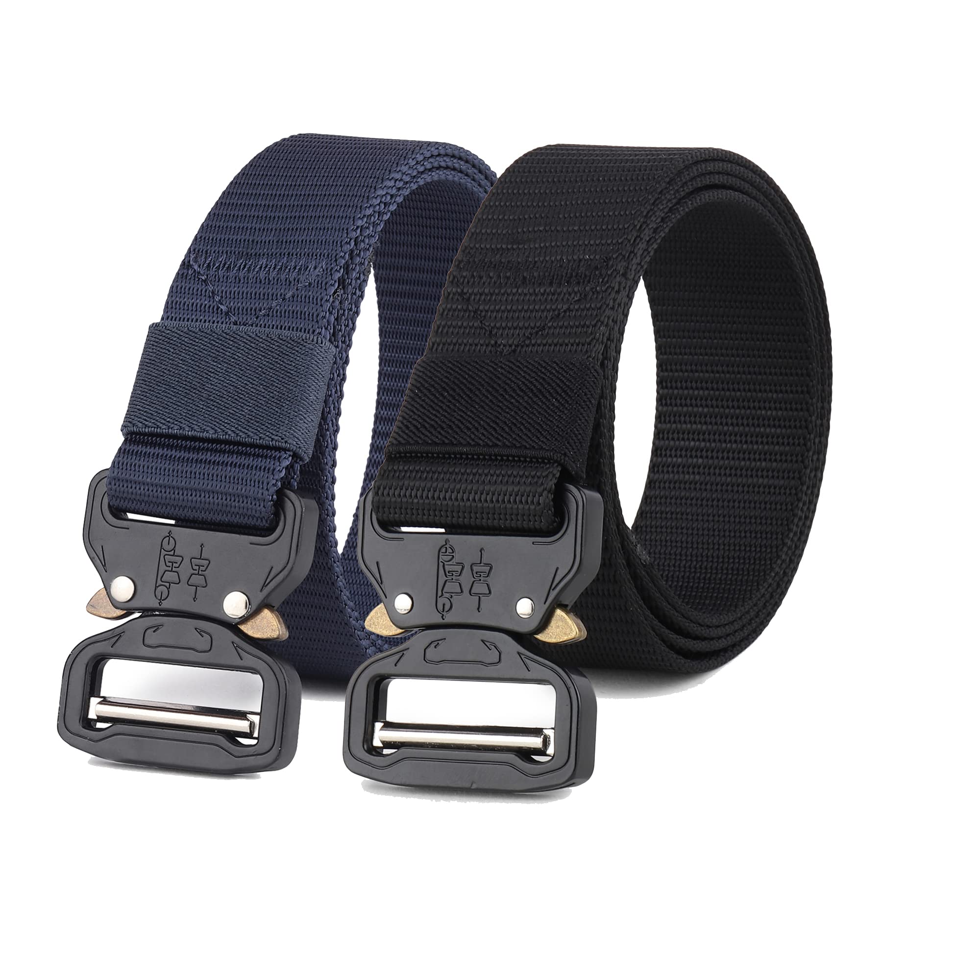 Nylon Tactical Quick Release Buckle Belt for men (Pack of 2)(NB-51),-image-16