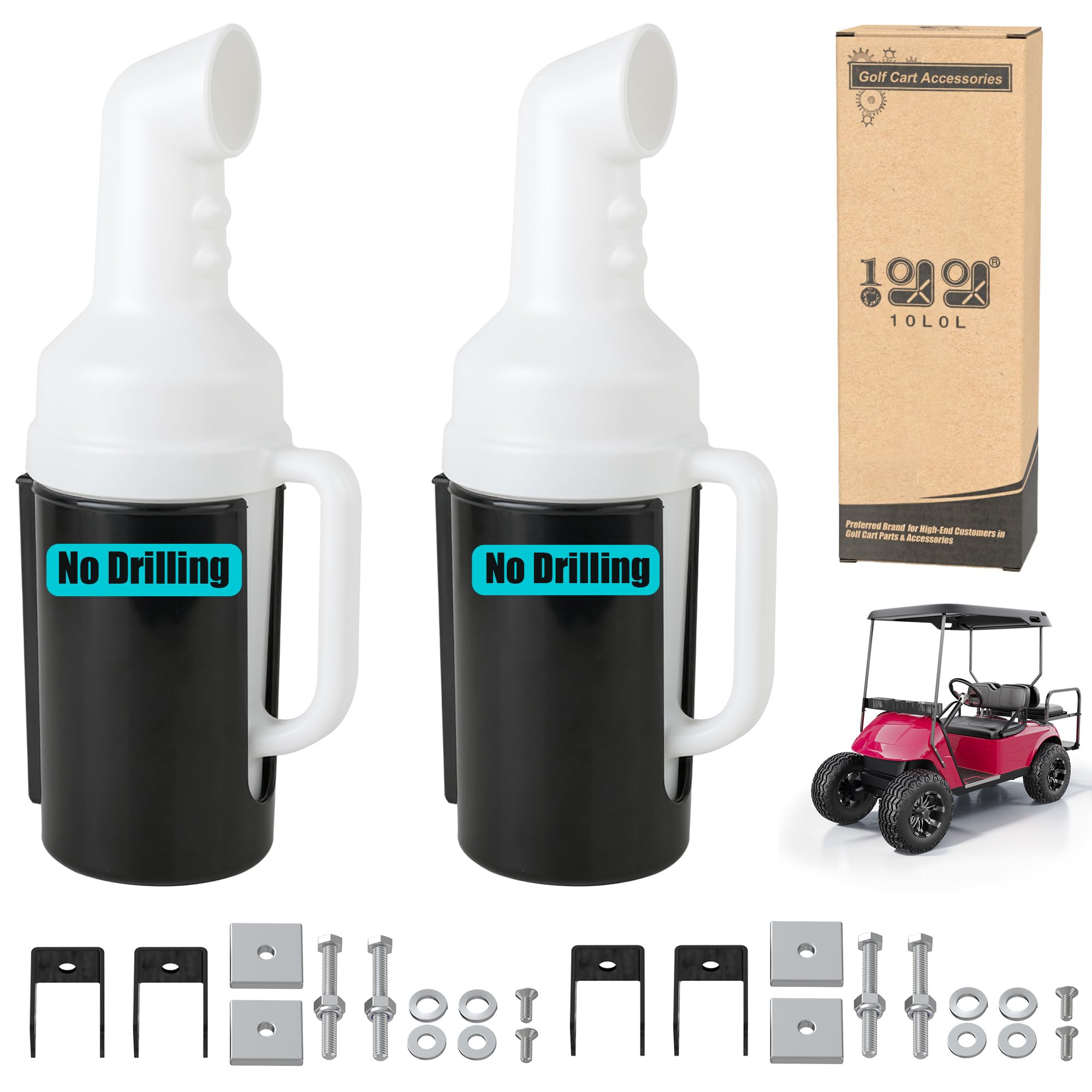 View 1 of 10L0L Golf Cart Sand Bottle Holder (2 Packs)