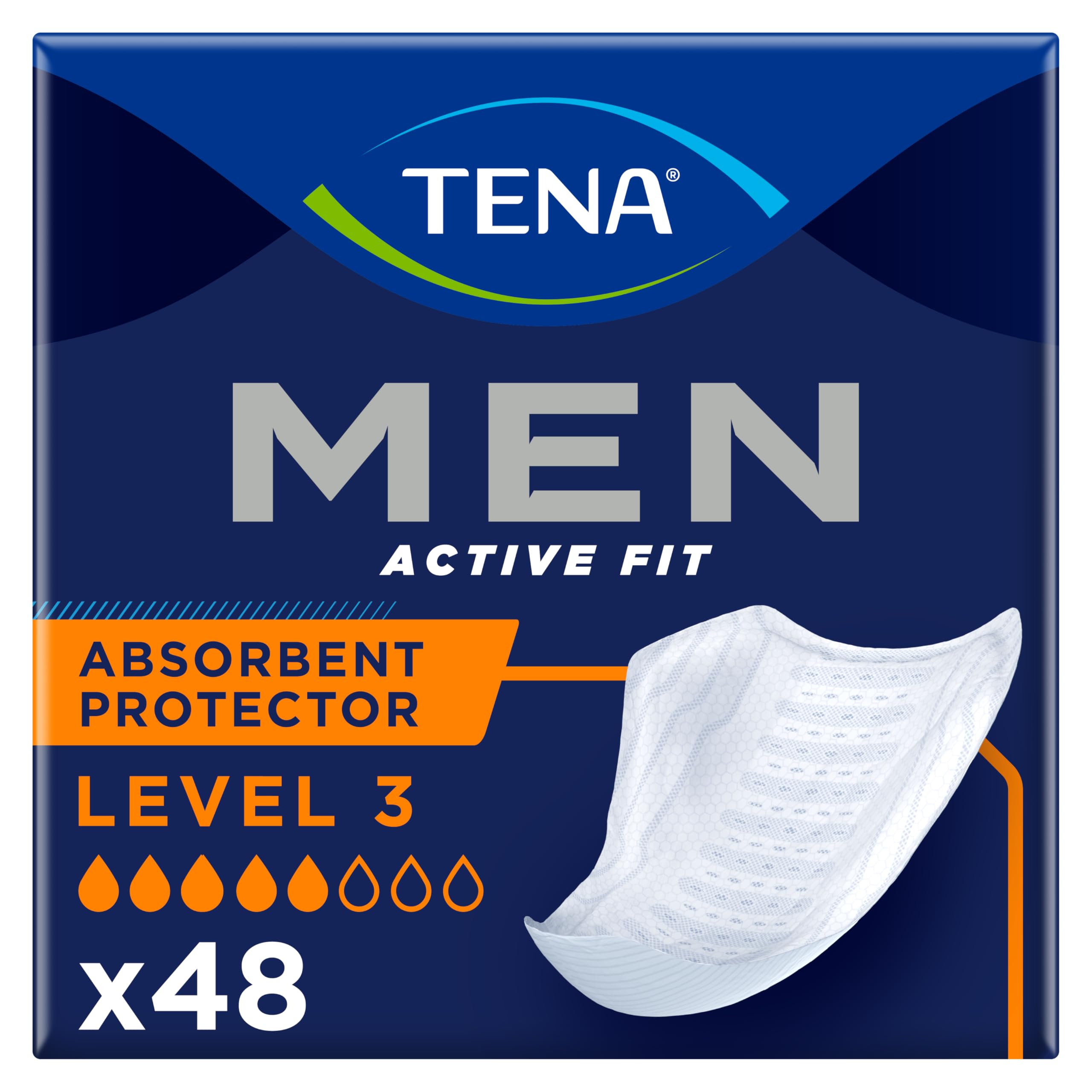Tena Men Level 3, Pacco di 6 x 8 pezzi